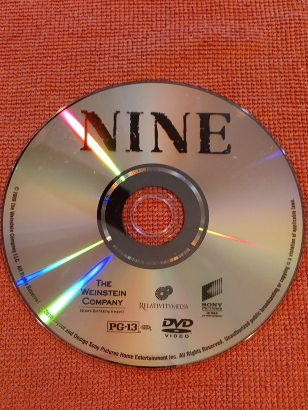 3/$12 Nine DVD (2009) *NO CASE*